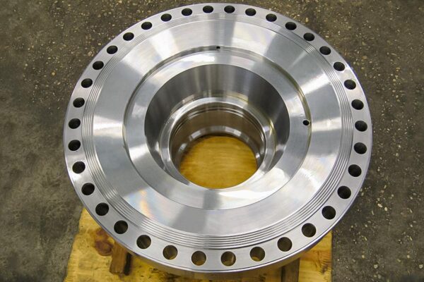 CNC milling work for oil plant component