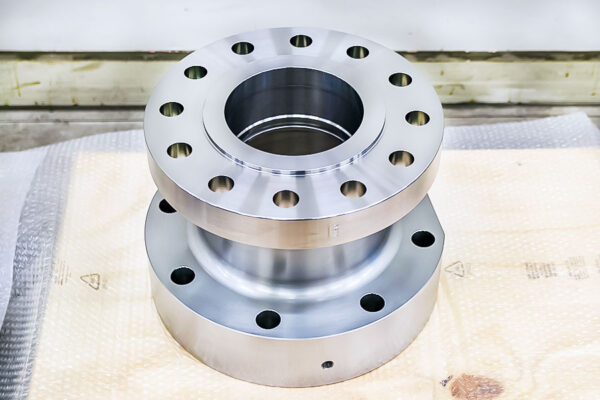 Cnc flange turning for gas pipeline